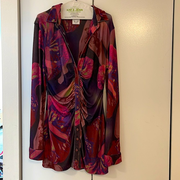 With Jean Dresses & Skirts - With Jean
Andy Dress | Flamboyant Anthurium       Size Medium | Limited Edition